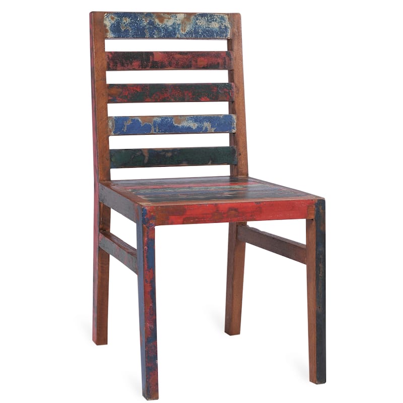 Chic Teak Marina Del Rey Dining Chair made from Recycled Teak Wood Boats