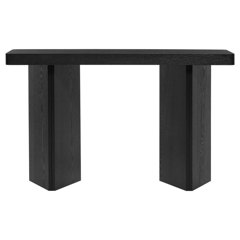 50" Modern Console Table Entryway Sofa Table with Solid Wood Veneer - 49.21"L x 13.78"W x 30.31"H