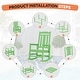 preview thumbnail 85 of 174, Outdoor Patio HDPE Rocking Chiar, Extra Wide Seat & Backrest