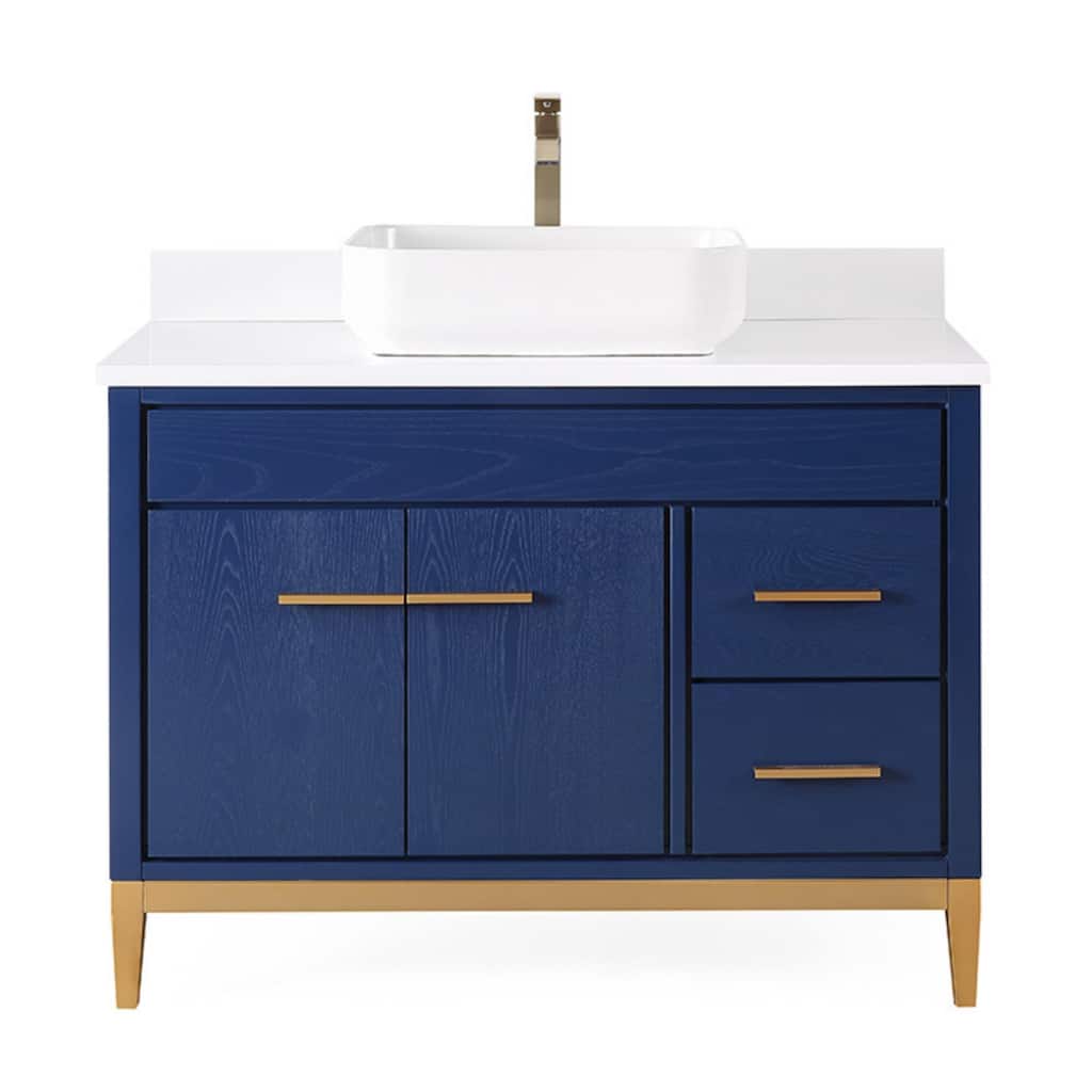 42" Tennant Brand Modern Style Beatrice Vessel Sink Bathroom Vanity