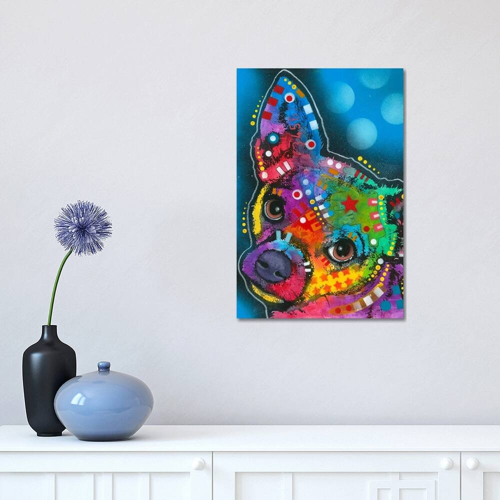 iCanvas "Pop Chihuahua" by Dean Russo Canvas Print
