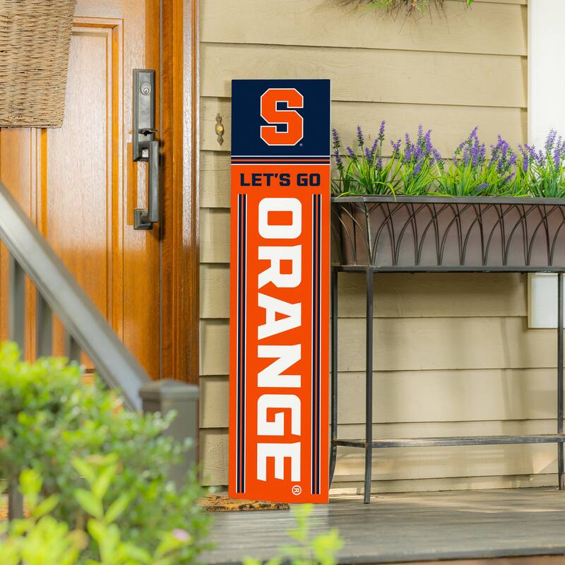 47" Double Sided Seasonal Porch Leaner, Syracuse University - 47" x 11.25"