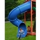 preview thumbnail 3 of 2, Swing-N-Slide 7' Turbo Tube Slide - Blue, Mounts to 7' Platform - 118.75"H x 58.69"W x 63.44" L