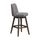 preview thumbnail 111 of 176, Amalie Upholstered Bar Stool, Swivel Counter Height Stool with Solid Wood Frame