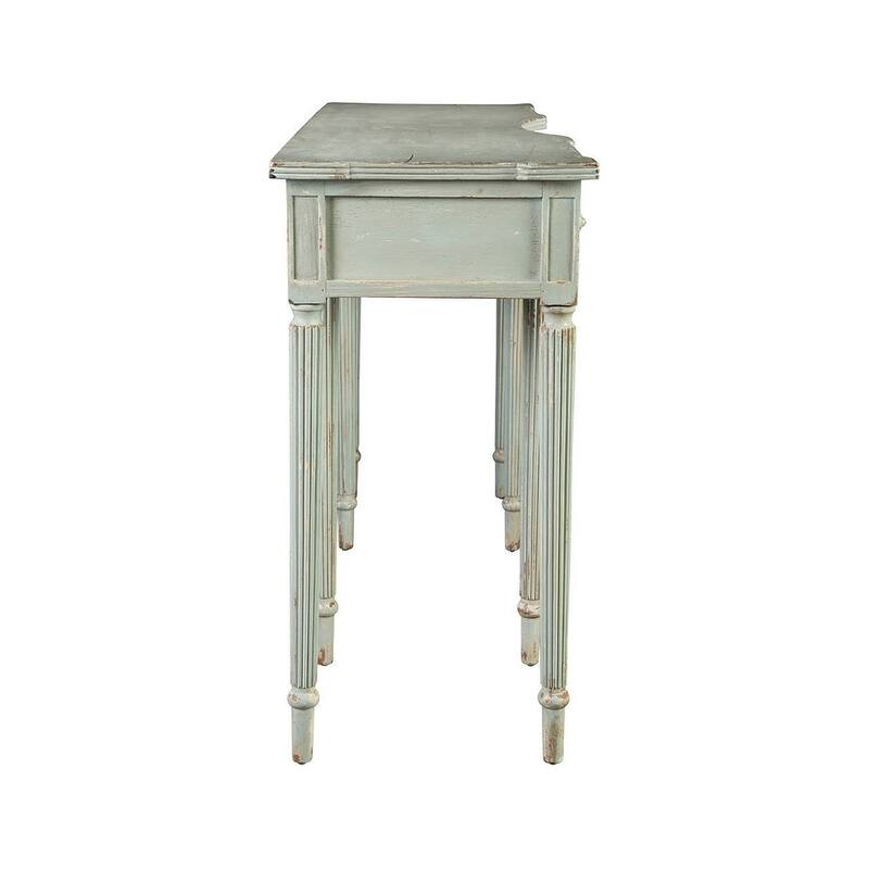 Shapiro 69" Console Table, Distressed Aged