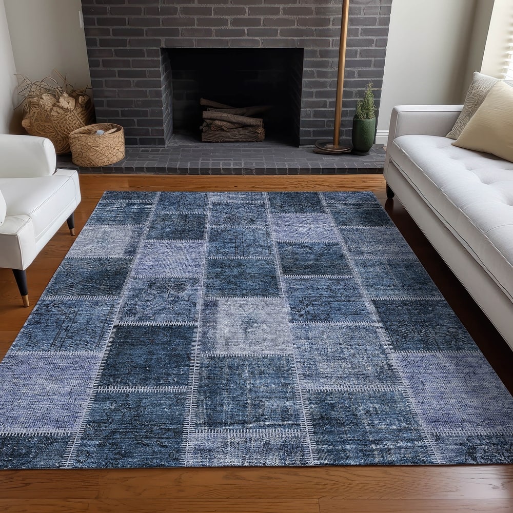 Premium Washable Super Soft Vintage Patchwork Mayfield Rug