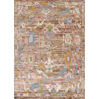 Vegetable Dye Traditional Ziegler Oriental Area Rug Wool Hand-knotted - 8'2" x 9'9"