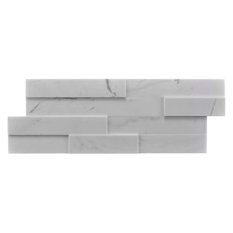 Cruz Bay Studio MKT22817 Cliffside - 8" x 22" Brick Wall Tile - Honed