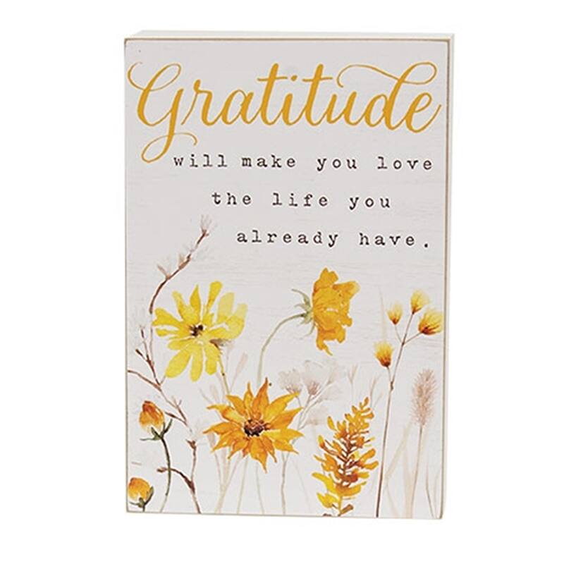 Golden Fall Wildflowers Box Signs - 2 Asstd. - Multi