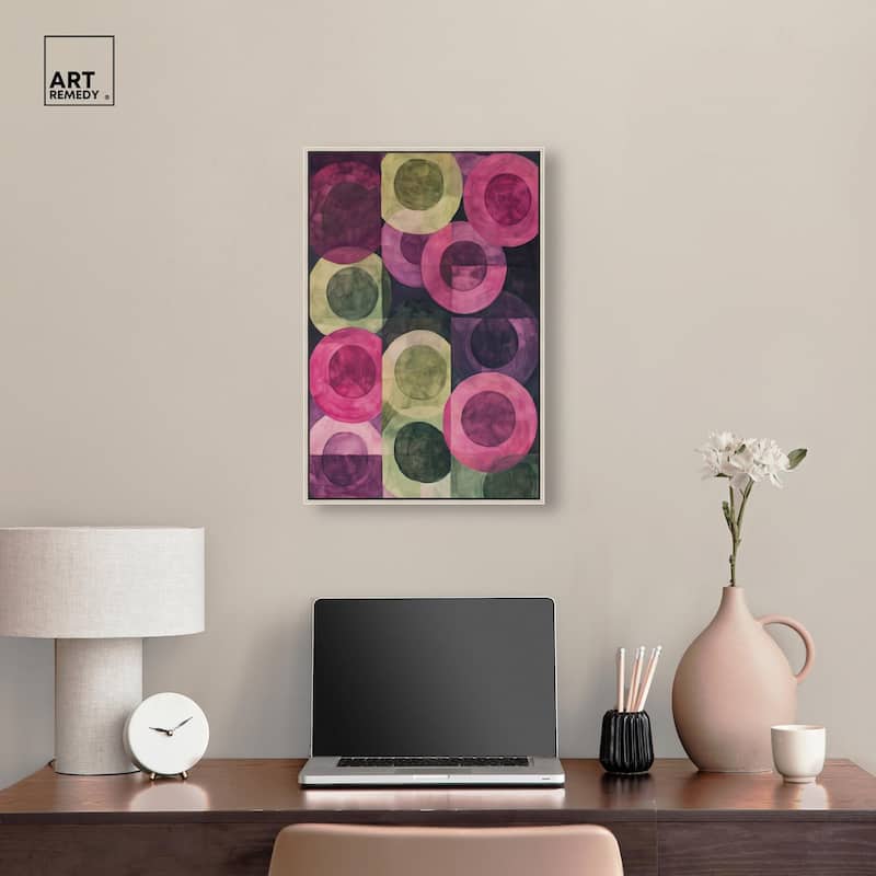 Orbital Pattern Canvas by Art Remedy