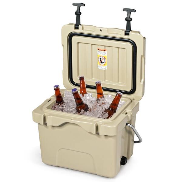 16Qt Cooler Portable Ice Chest Leak-Proof 24 Cans Holder Ice Box Camping Outdoor 16Qt Cooler Portable Ice Chest Leak-Proof 24 Cans Holder Ice Box Camping Outdoor