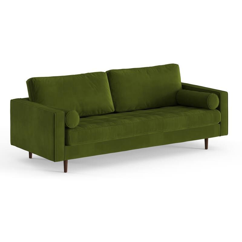 Bloomfield Performance Velvet Sofa - Forest Green Velvet
