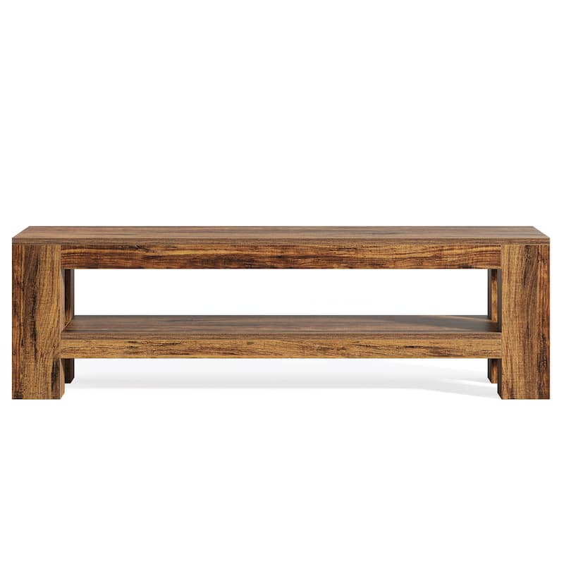 TV Stand, Media Console with Storage Shelves, Entertainment Center Television Console Accent Cabinet for Living Room, Bedroom