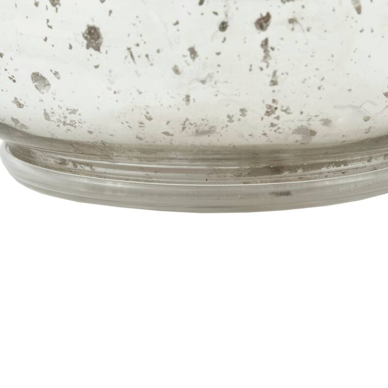 510 Design Saxony Silver Metallic Glass Table Lamp