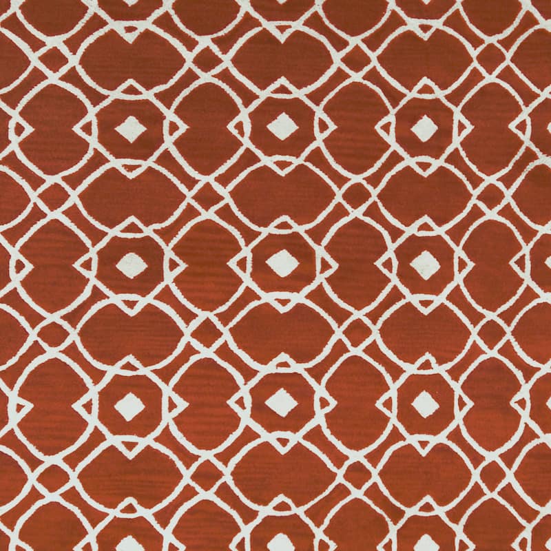 Hand-tufted Karen Contemporary Geometric Wool Area Rug