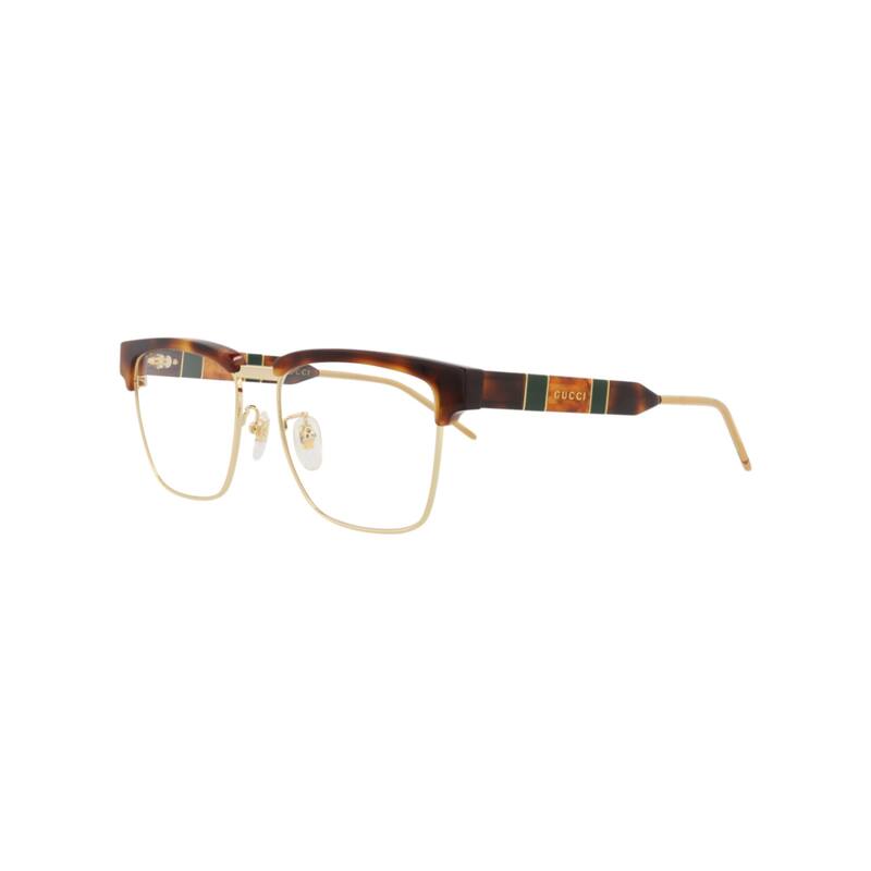 Gucci Square-Frame Acetate Optical Frames - Havana Havana Transparent - N/A