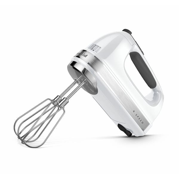 KitchenAid Refurbished 9 Speed Hand Mixer, RRKHM9 - White