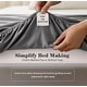preview thumbnail 5 of 11, Superior 100% Egyptian Cotton 650 TC Fitted Sheet Luxury Sateen Weave, Extra Deep Pocket 18″–21″ Elastic All Around Secure Fit