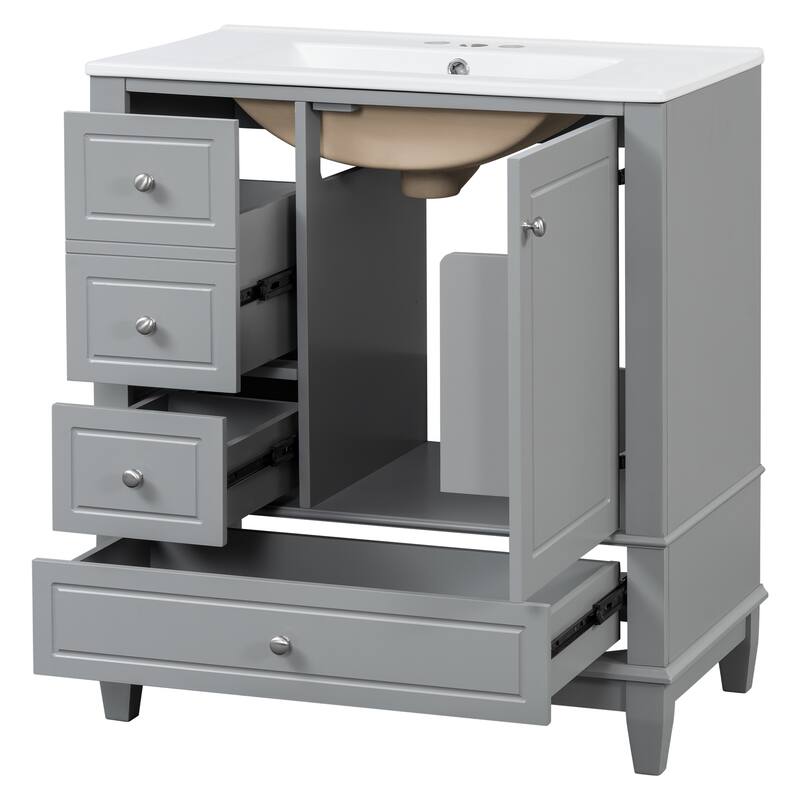 Christopher Knight Home 30" Stylish and Functional Bathroom Vanity with Sink