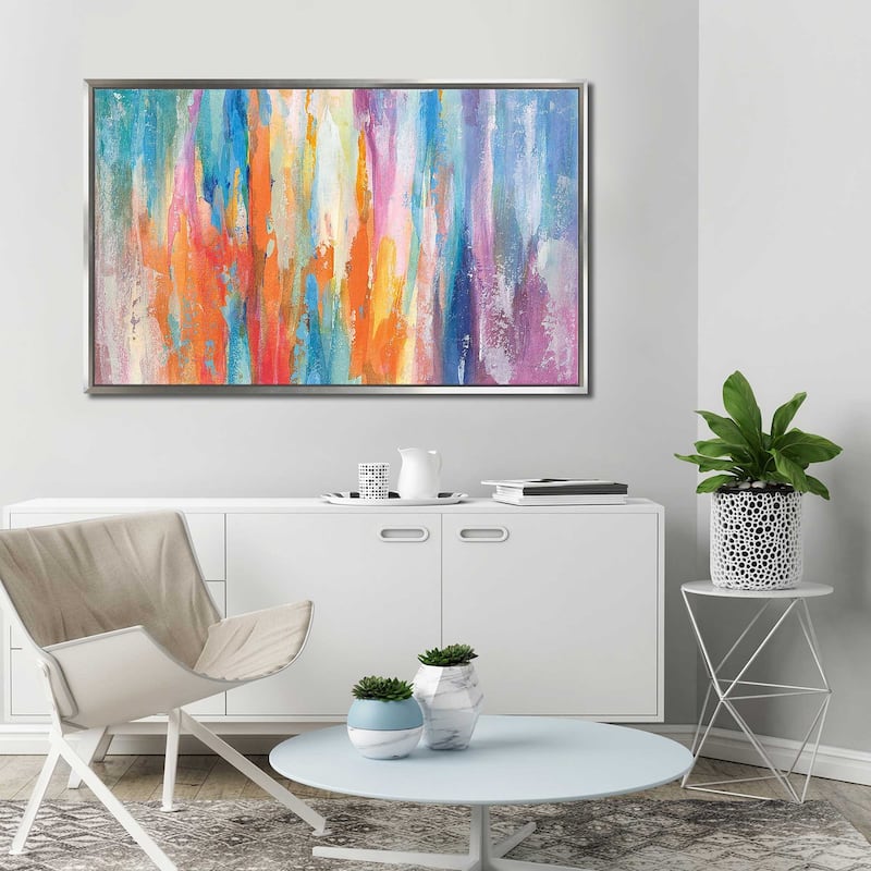 "Riviera" Print on Floating Canvas