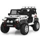 preview thumbnail 11 of 30, 12V Kids Remote Control Electric Ride On Truck Car with Lights and Music - 45" x 28.5" x 28.7" (L x W x H) White