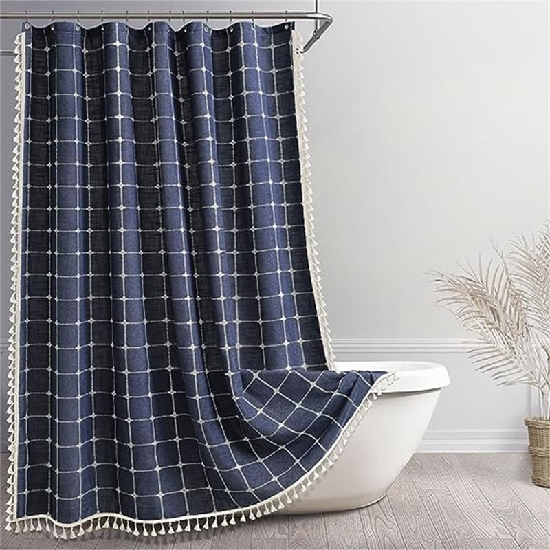 Mid Century Shower Curtain Set Boho Shower Curtain Set With Rugs,abstract  Bathroom Decor Accessories Waterproof Shower Curtain For Bathroom With Mat
