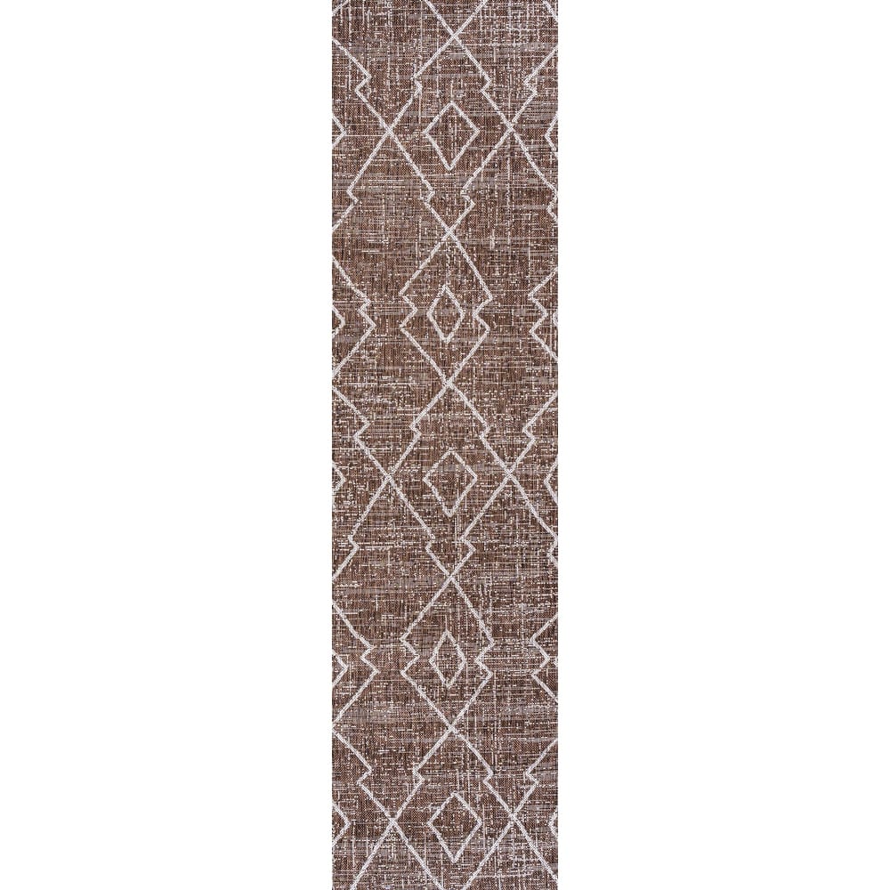 JONATHAN Y Derya Tribal Diamond Trellis Indoor/Outdoor Area Rug