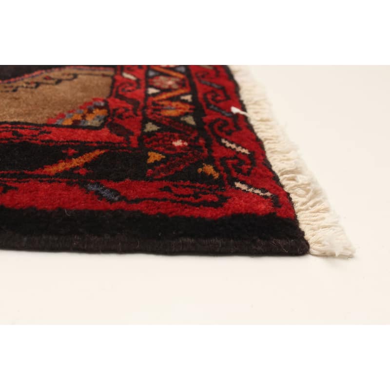 ECARPETGALLERY Hand-knotted Konya Anatolian Black Wool Rug - 3'4 x 9'9
