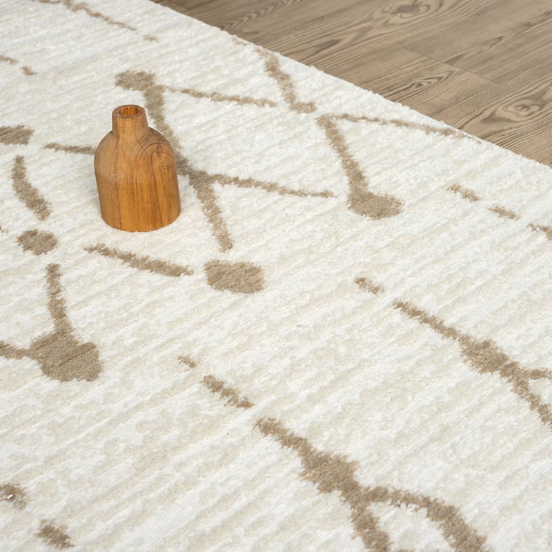 Abani Viva VIV160 Moroccan Geometric Tribal Area Rug