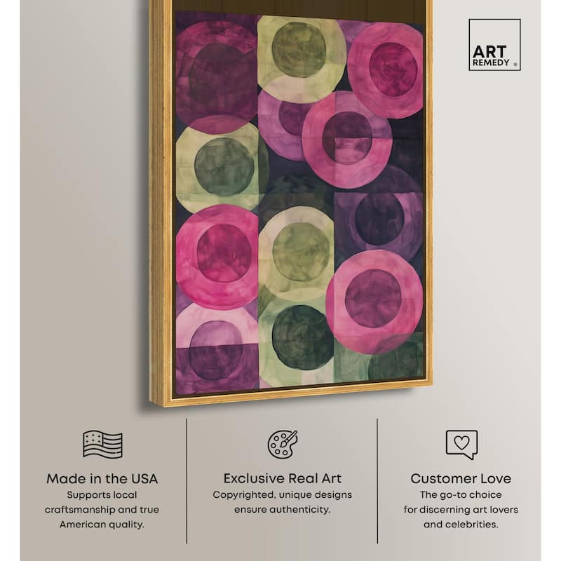 Orbital Pattern Canvas by Art Remedy