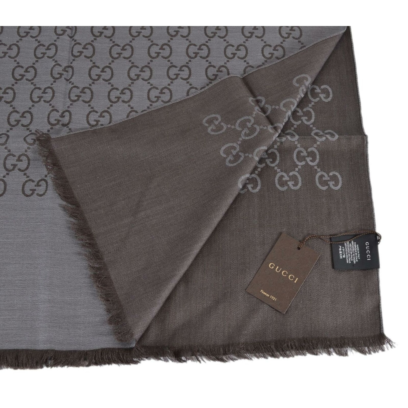 gucci scarf wool silk