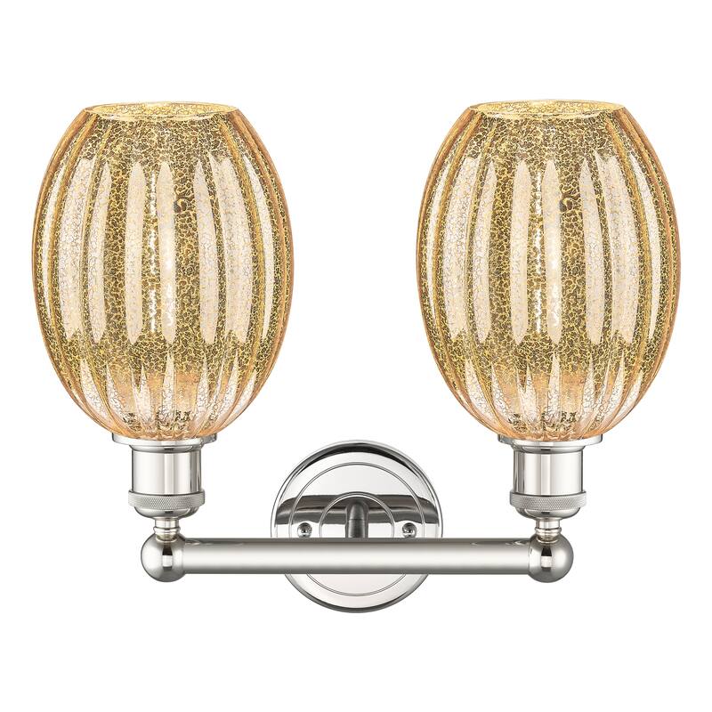 Innovations Lighting Endless Possibilities Edison - Preston - 2 Light 15" Bulb Shade Bath Vanity Light