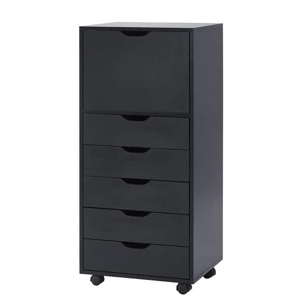 6 Drawer Dresser for Bedroom, Stylish Tall Dressers with Wheels, Storage  Shelves, Small Dresser for Closet - as picture - Bed Bath & Beyond -  37668672