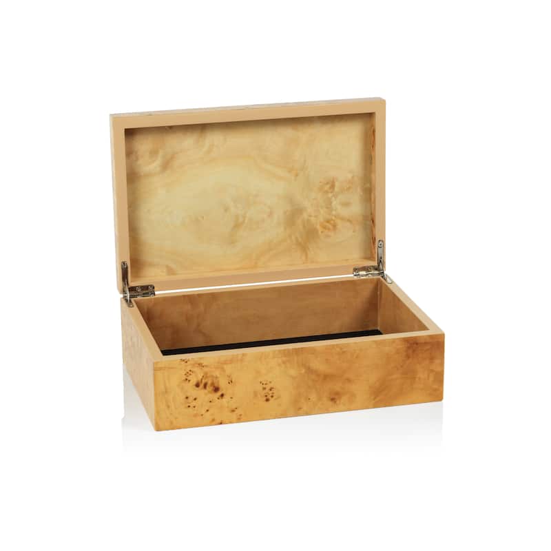 Dubbo Burl Wood Design Decorative Box