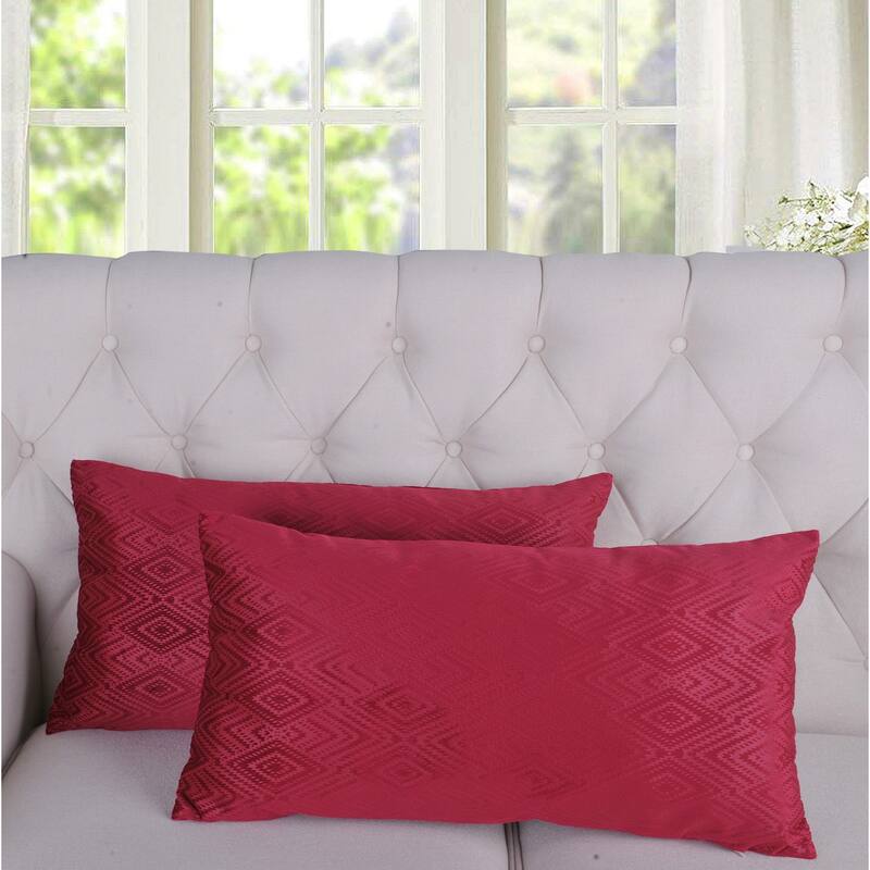 Tonopah Ikat Velvet Throw Pillow Cover Set, NO INSERT