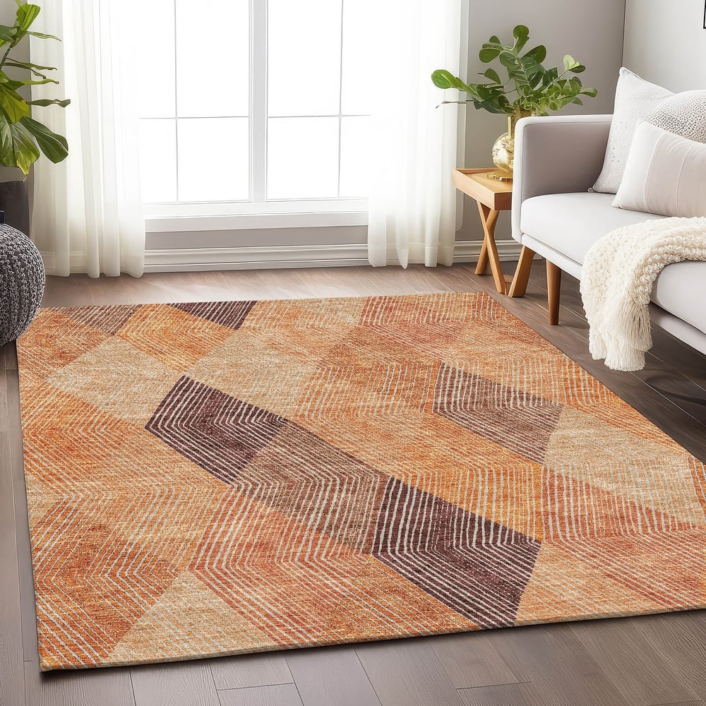 Premium Washable Super Soft Modern Fusion Mayfield Rug