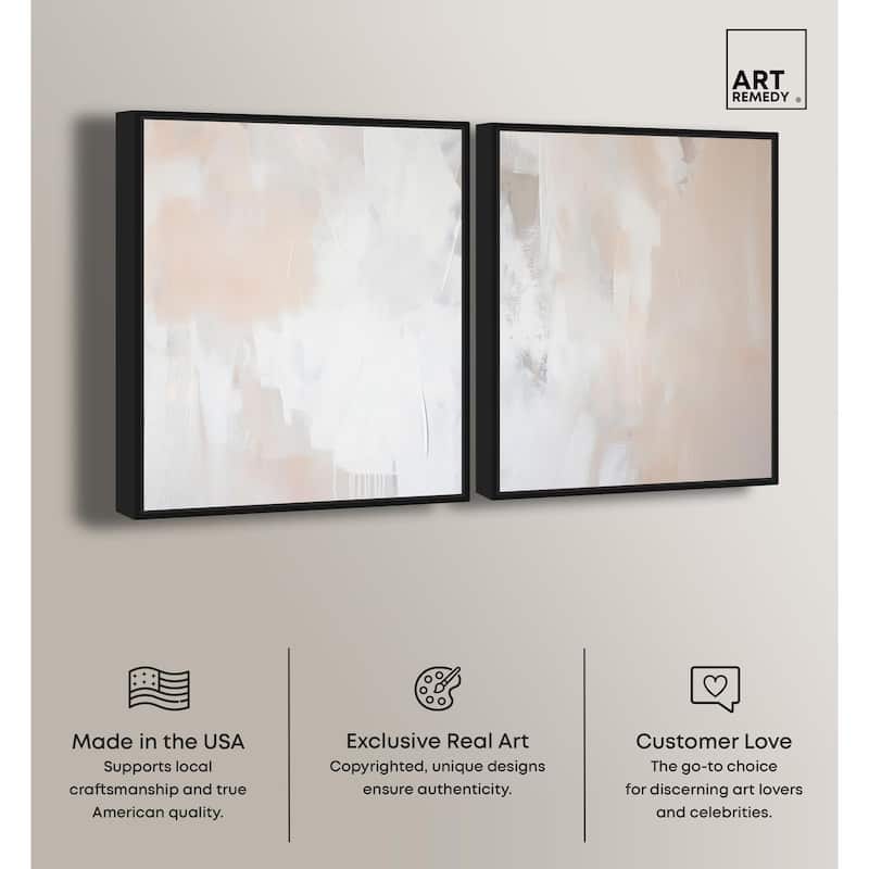 Opalescent Hues IV Canvas Set of 2 by Art Remedy