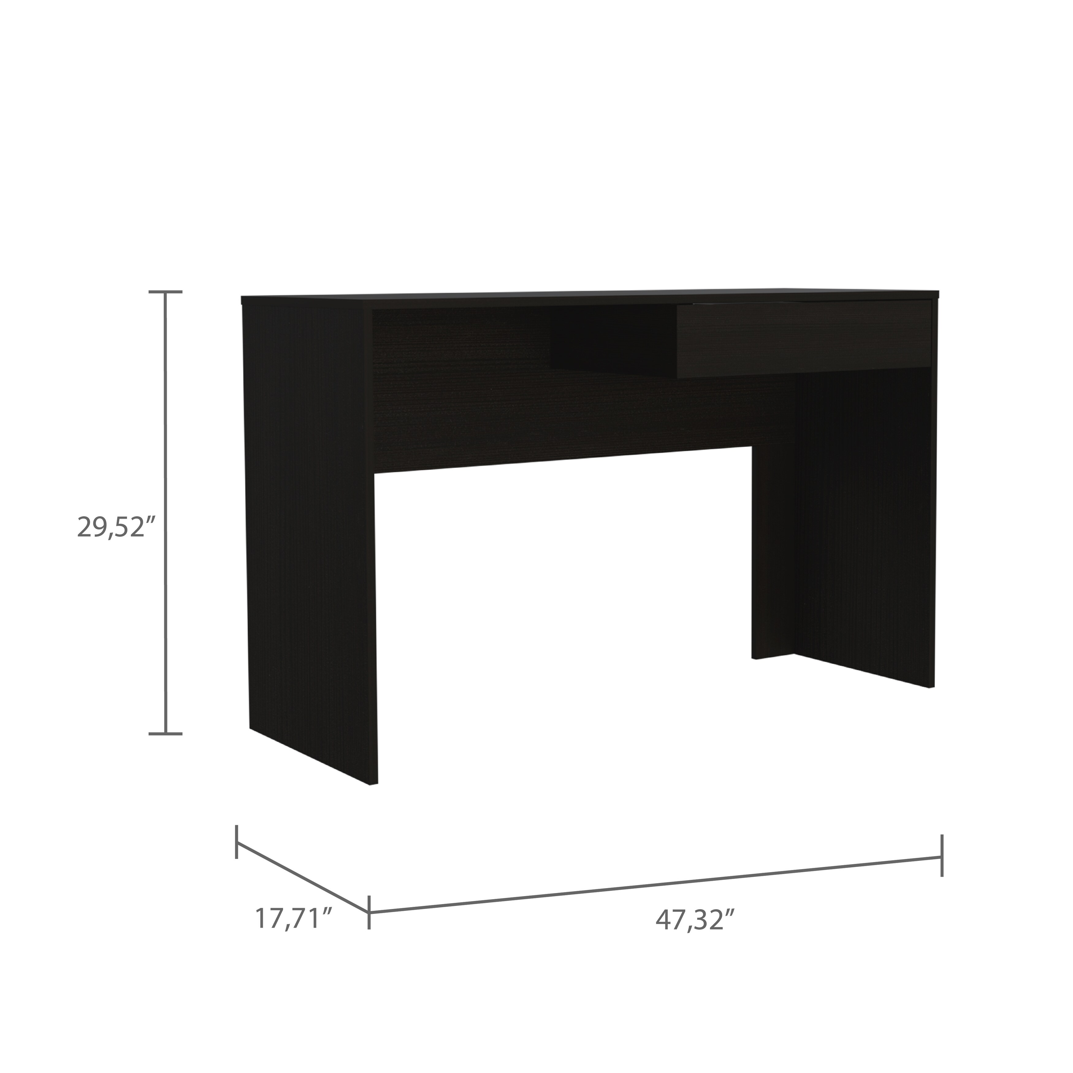 Acre computer desk 2025 one drawer