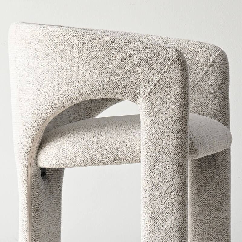 Modern Upholstered Dining Chair with Arm
