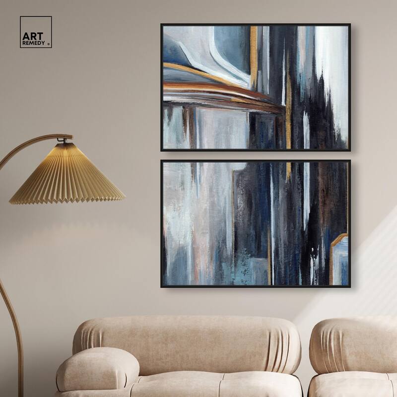 Aftereffect Canvas Set of 2 by Art Remedy