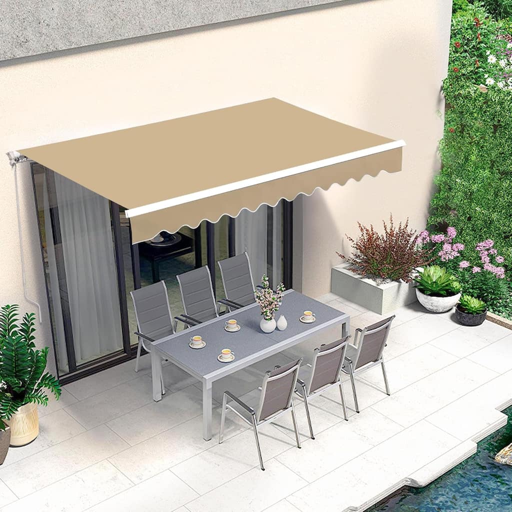 Patio Awning 13x8 Feet Fabric Replacement Sunshade Canopy