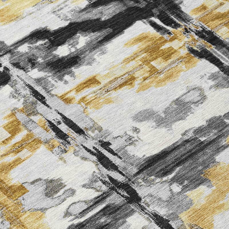 Machine Washable Indoor/ Outdoor Casual Fowler Chantille Rug