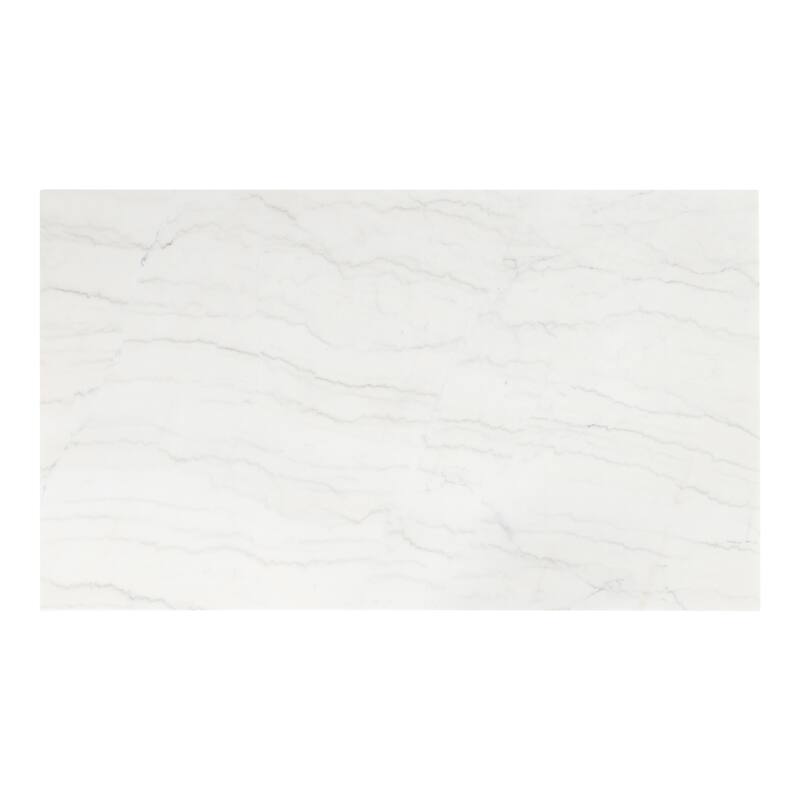 Furniture of America Wayley Modern 7-Piece Solid Wood Genuine Marble Top Dining Table Set