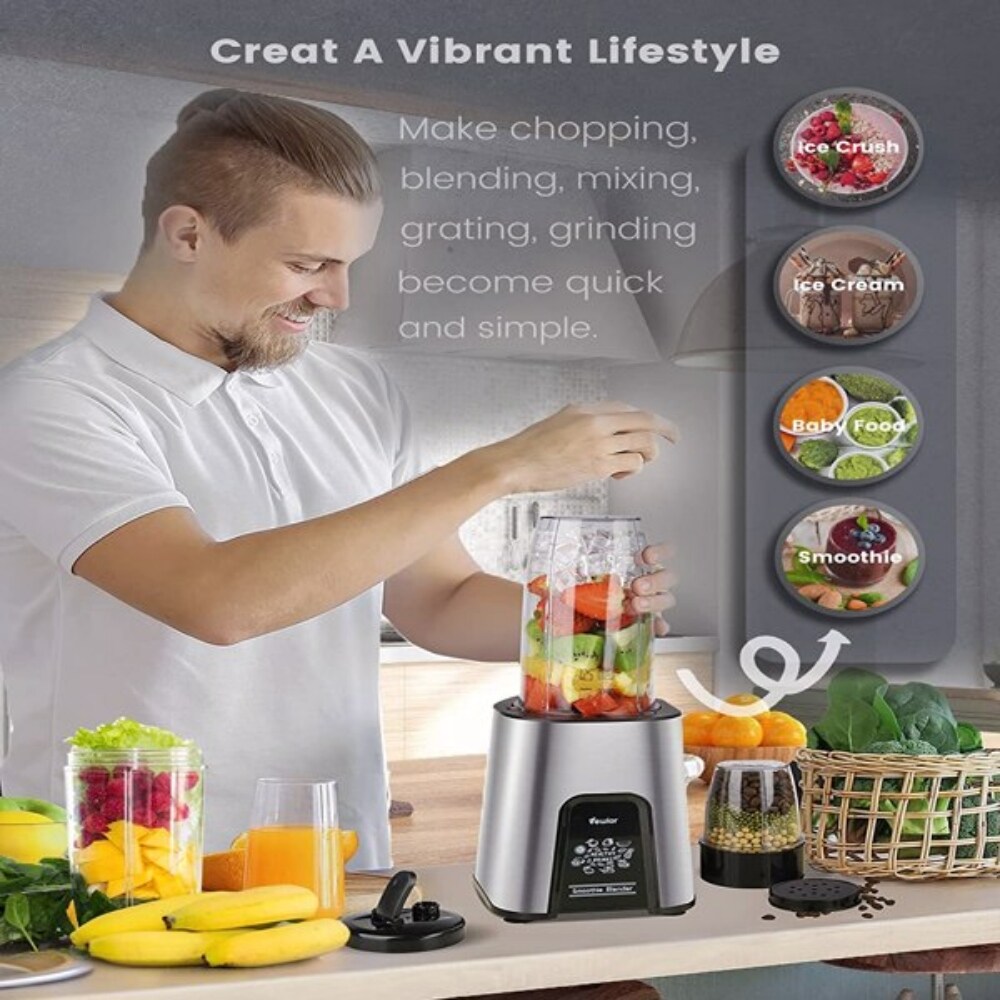 1000W Smoothie Blender for Shakes and Smoothies 12.51 D x 4.84 W x 11.41 H On Sale Bed Bath Beyond 38207967