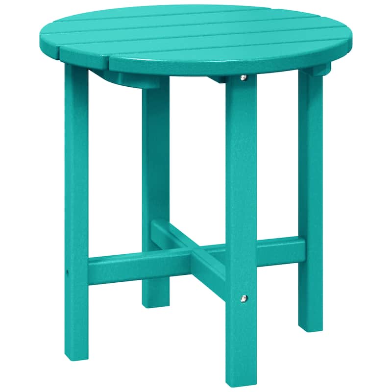 Polytrends Altura Eco-friendly All Weather Round 18" Side Table