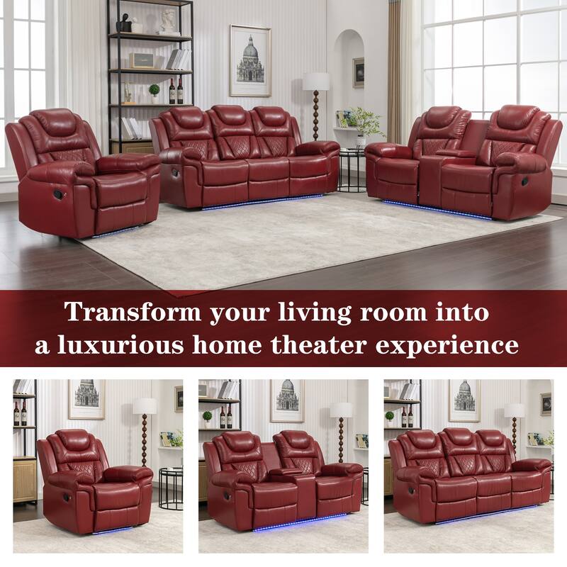 Home Theater Seating Manual Recliner Chair
