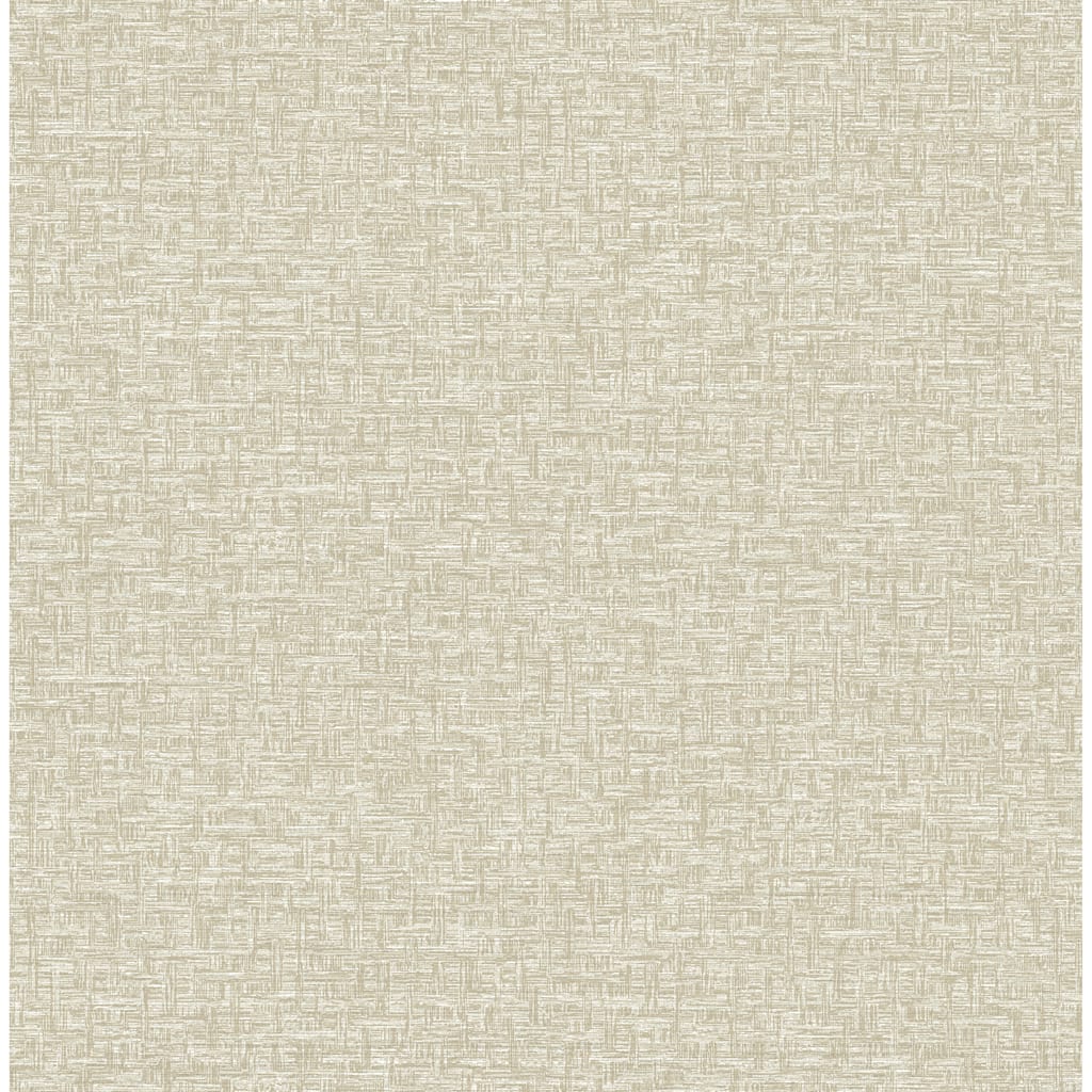 A-Street Prints Minerva Light Brown Texture Geometric Wallpaper