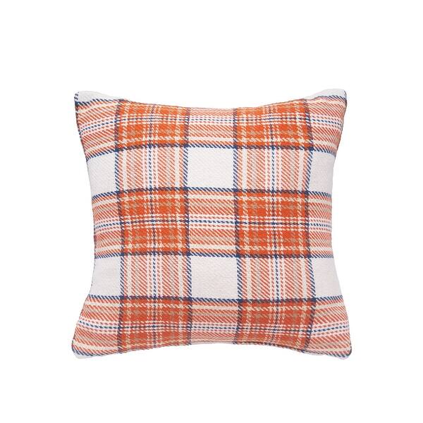 slide 2 of 7, Plaid Decorative Throw Pillows Blue