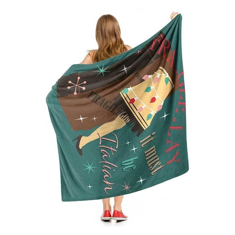 Warner Brothers A Christmas Story Silk Touch Throw Blanket