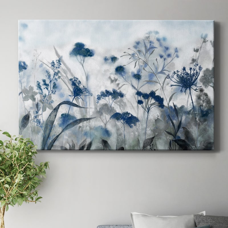Inky Indigo Premium Gallery Wrapped Canvas - Ready to Hang